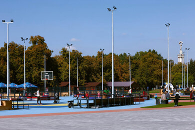 Осветление на градския парк
